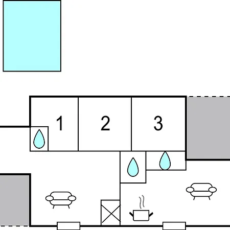 아파트 3 Bedroom Cozy In